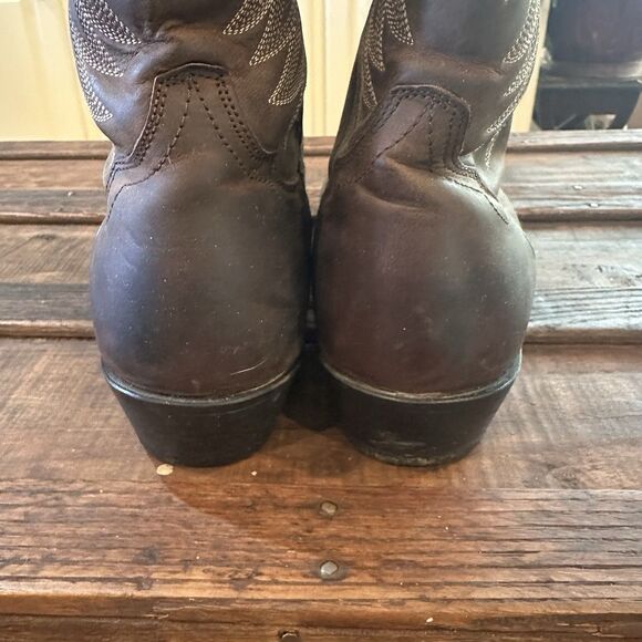 Ariat Heritage R Toe 10002204 Mens size 9 D Brown Leather Western Cowboy Boots main image 6